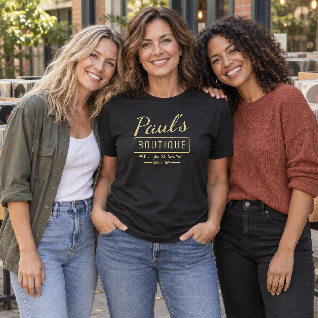 Paul's Boutique — Black T-Shirt — lifestyle group