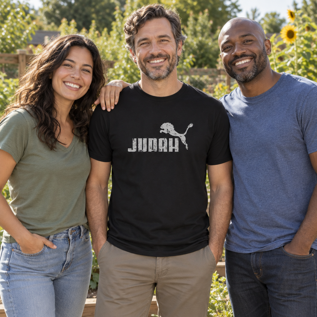 Judah Lion — Black T-Shirt — lifestyle group