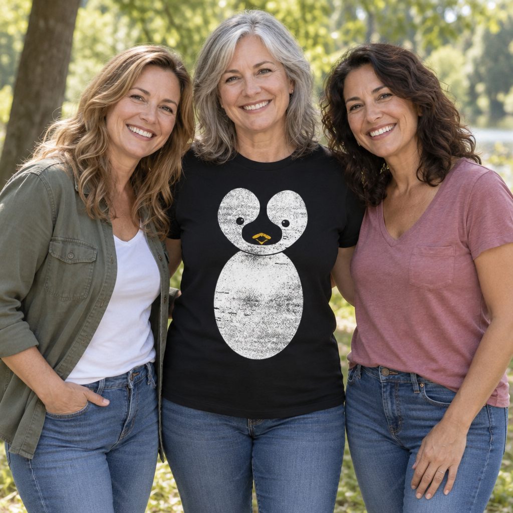 Penguin Costume — Black T-Shirt — lifestyle group