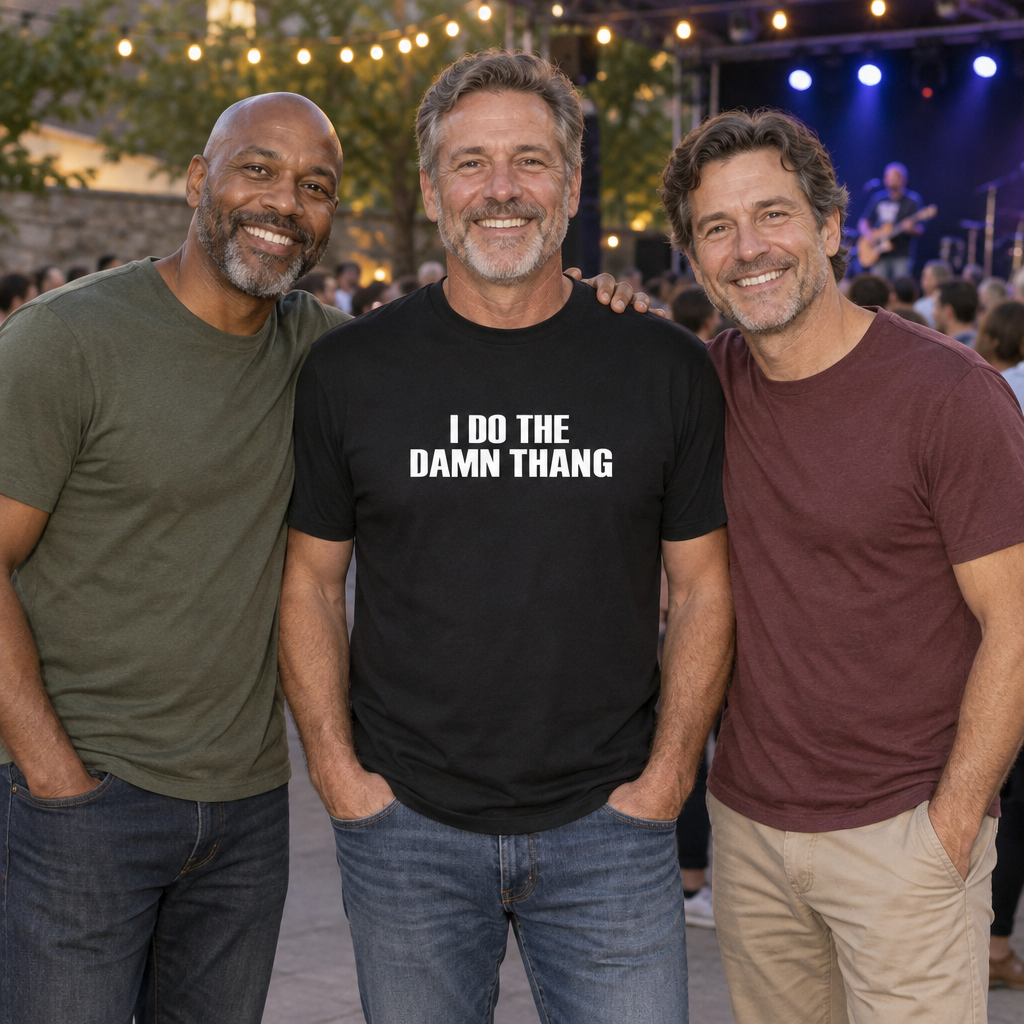 I Do the Damn Thang — Black T-Shirt — lifestyle group