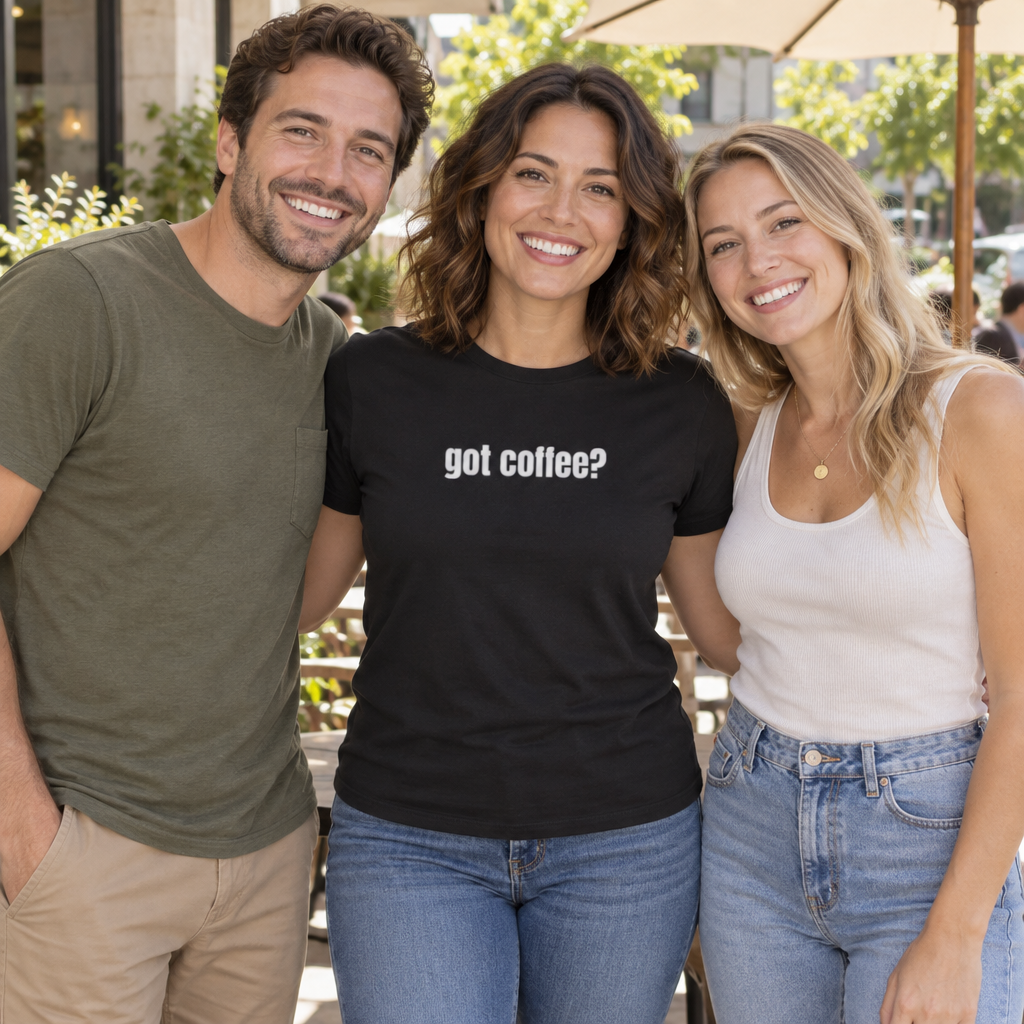 Coffee Lover Coffee — Black T-Shirt — lifestyle group