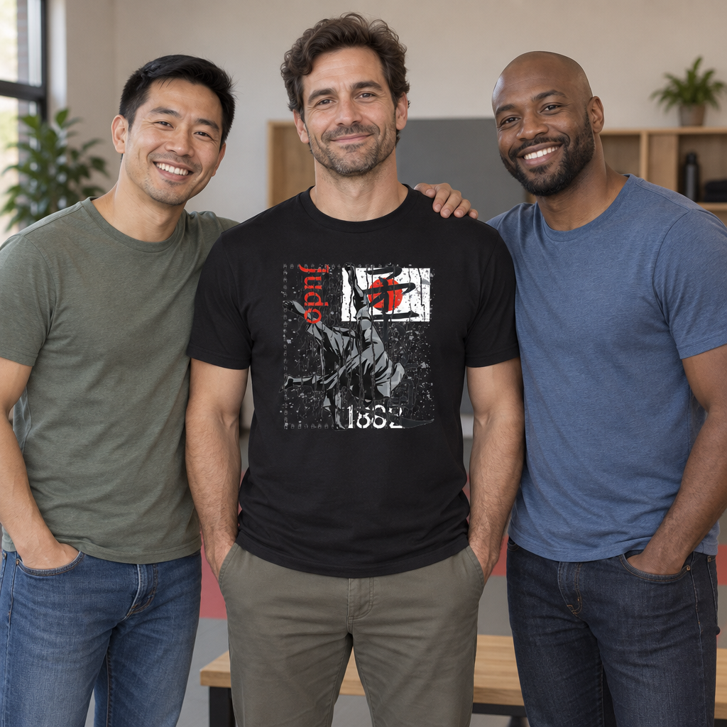 Judo 1882 — Black T-Shirt — lifestyle group