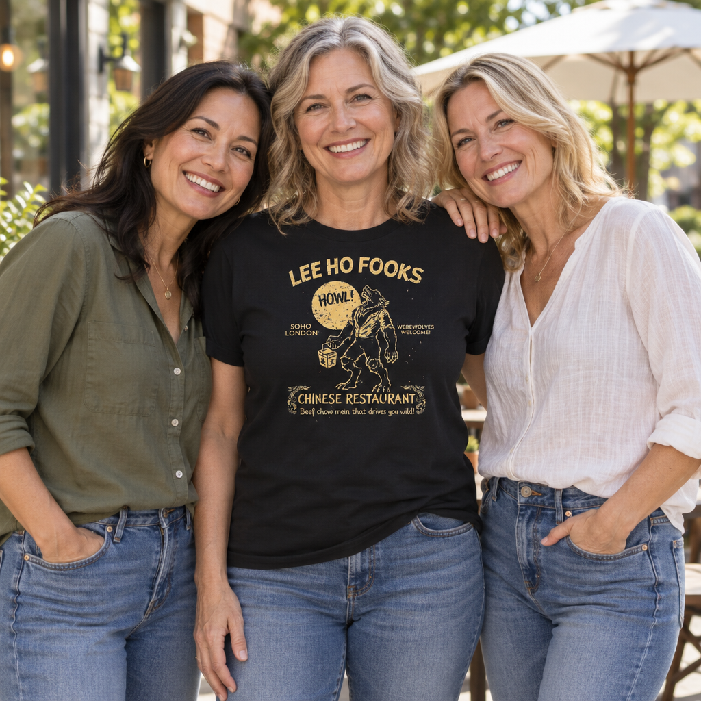 Chinese Restaurant — Black T-Shirt — lifestyle group