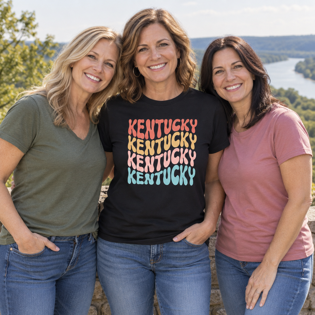 Kentucky — Black T-Shirt — lifestyle group