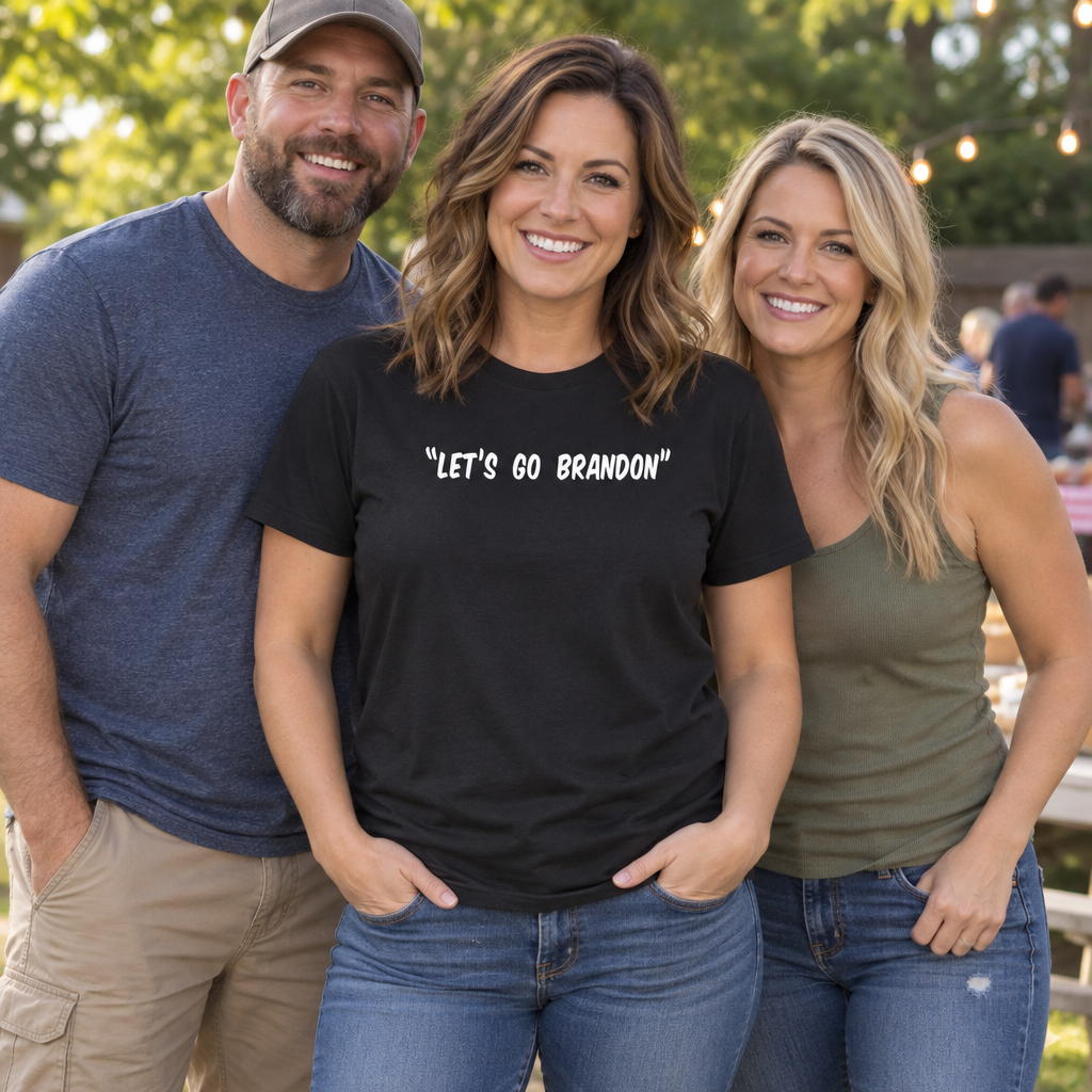 Let's Go Brandon — Black T-Shirt — lifestyle group