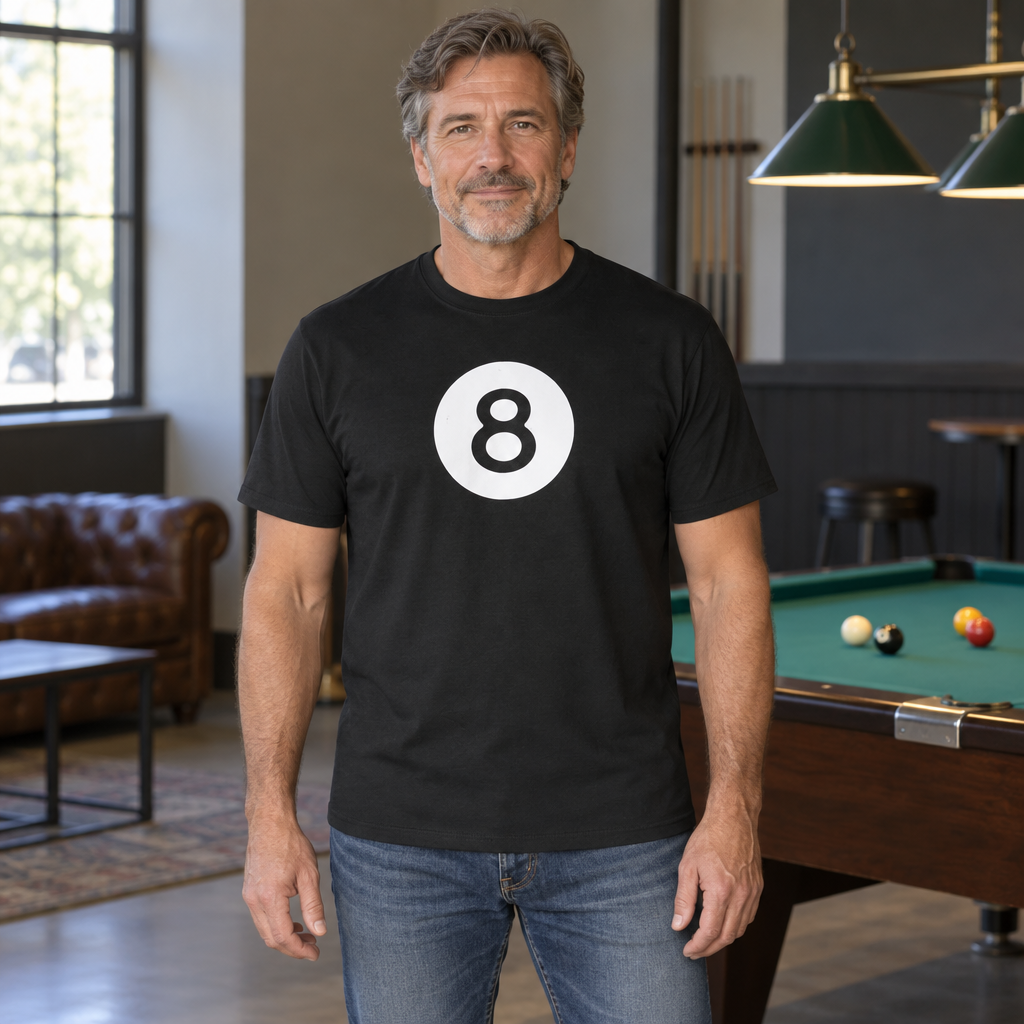 Eight Ball — Black T-Shirt — lifestyle hero