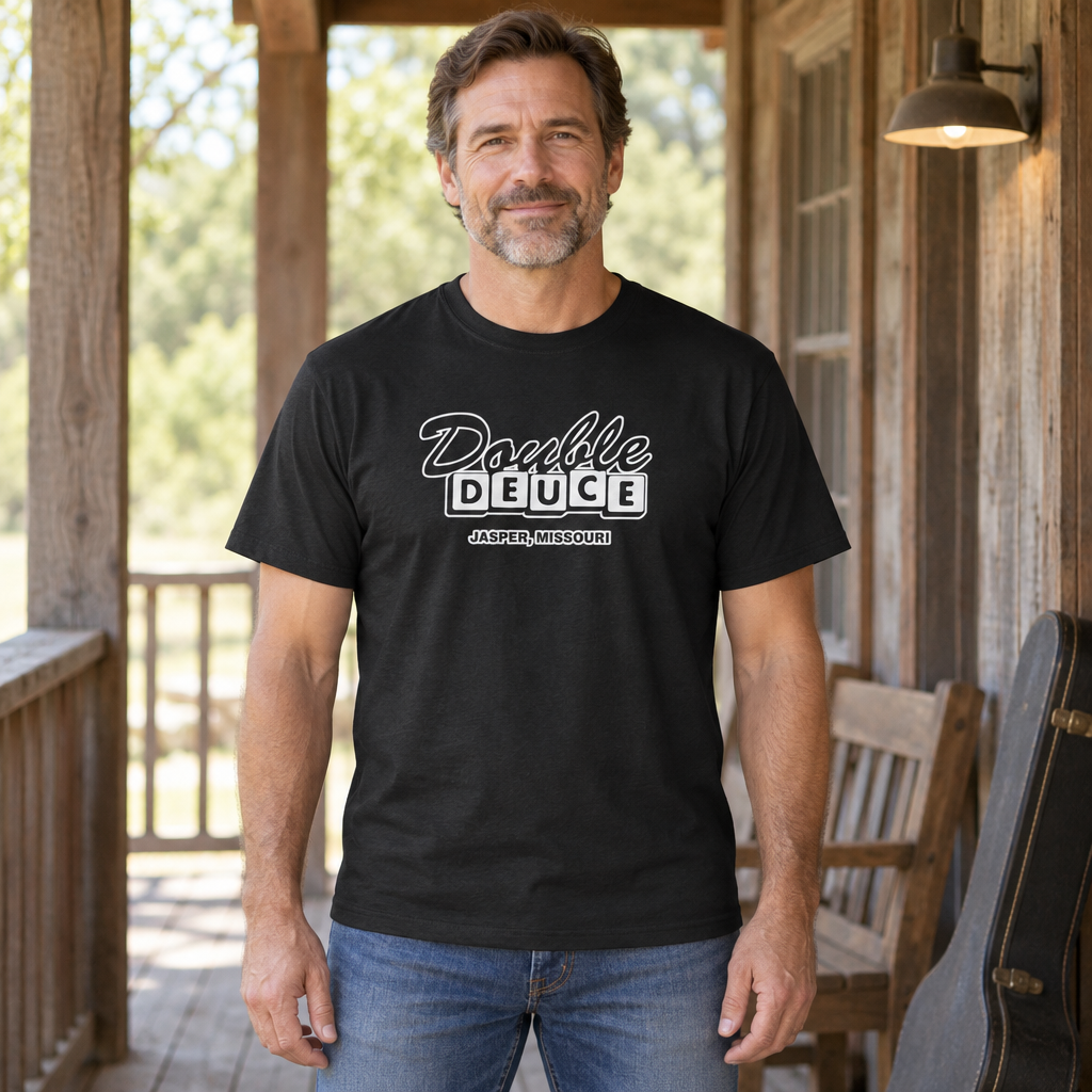 Double Deuce — Black T-Shirt — lifestyle hero