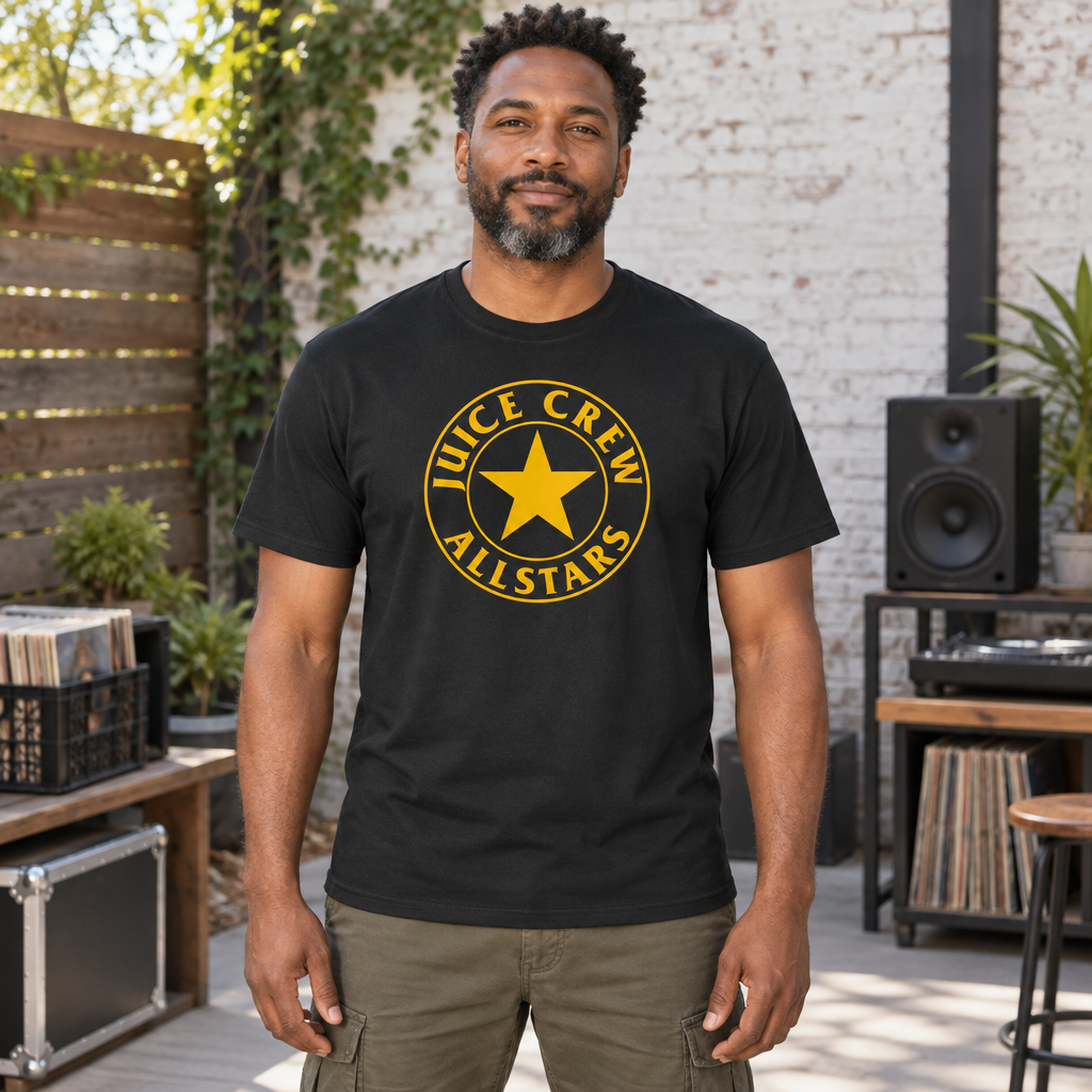 Juice Crew Allstars — Black T-Shirt — lifestyle hero
