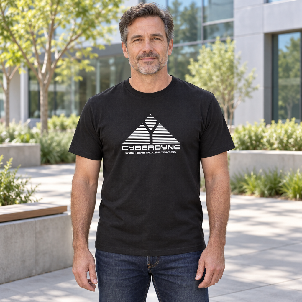 Cyberdyne Systems — Black T-Shirt — lifestyle hero