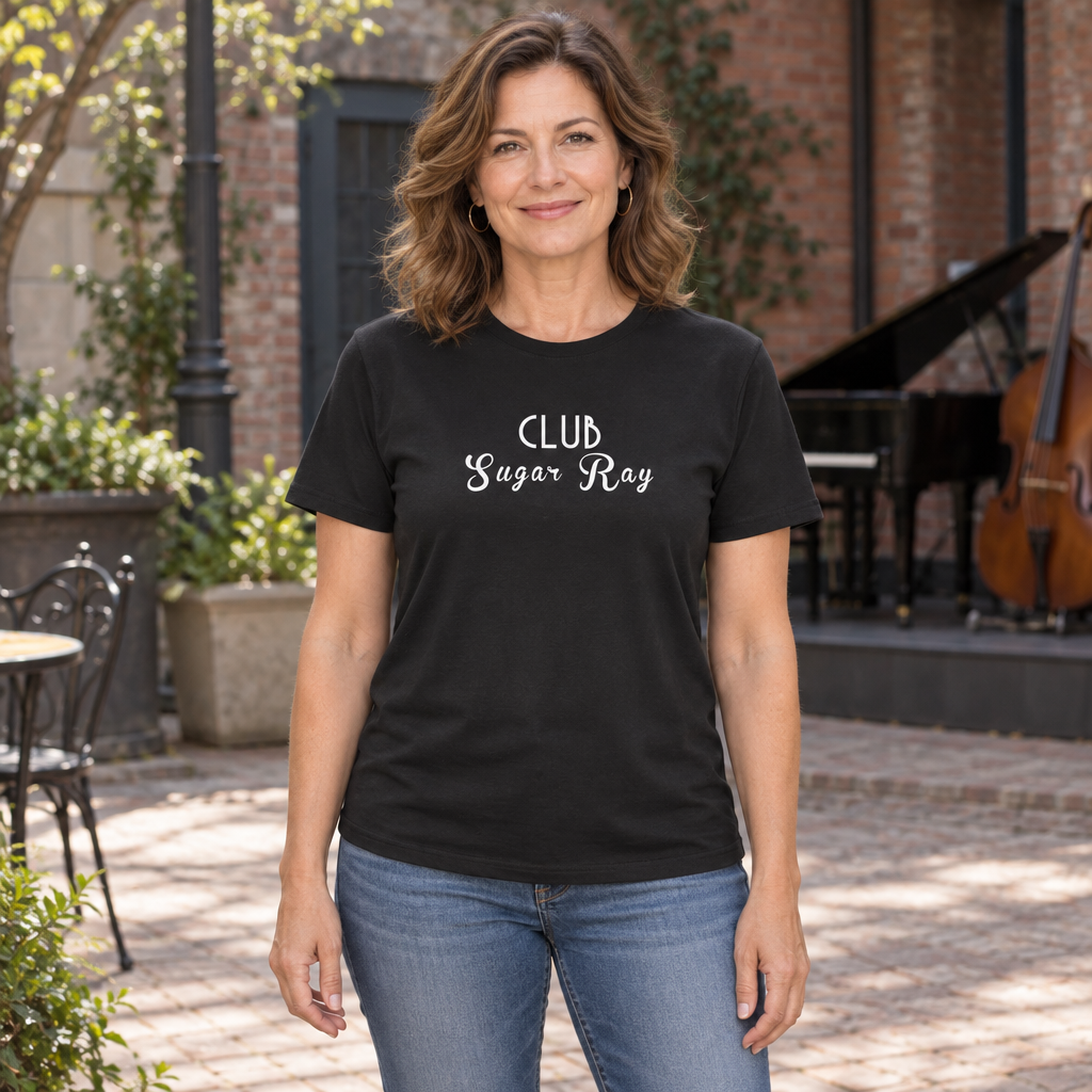 Club Sugar Ray — Black T-Shirt — lifestyle hero