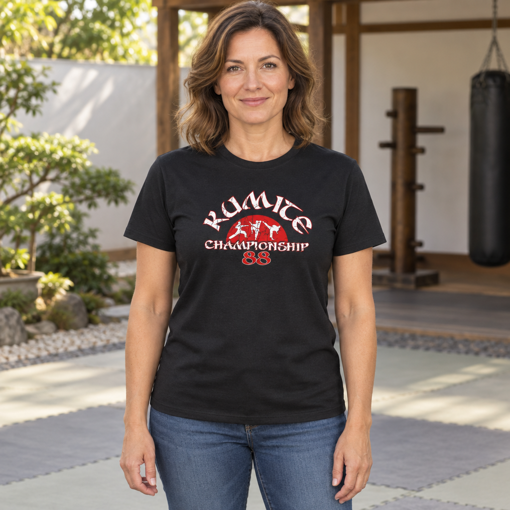 Kumite Championship 88 — Black T-Shirt — lifestyle hero