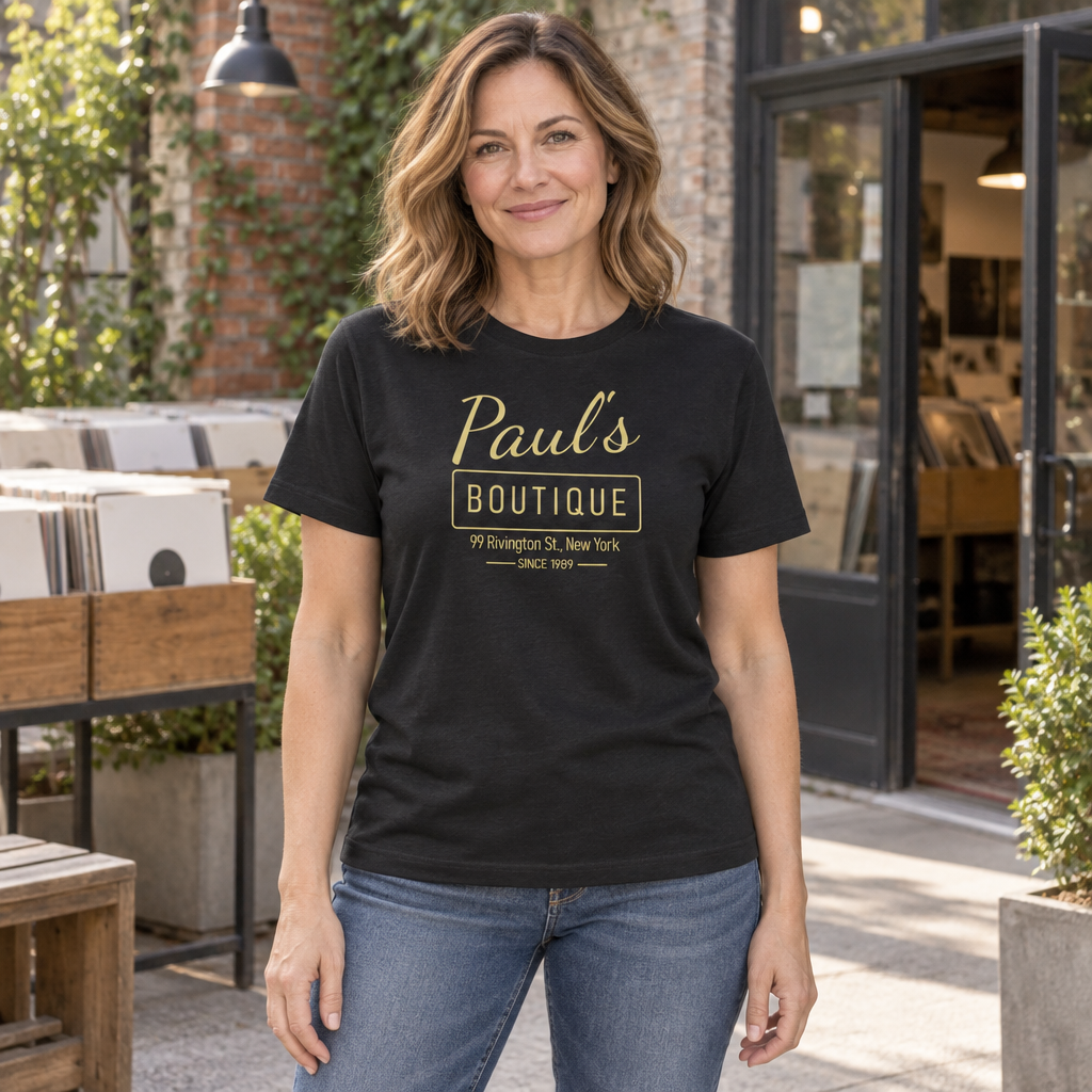 Paul's Boutique — Black T-Shirt — lifestyle hero