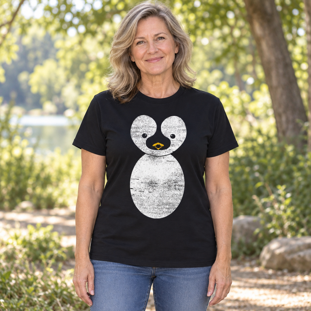 Penguin Costume — Black T-Shirt — lifestyle hero