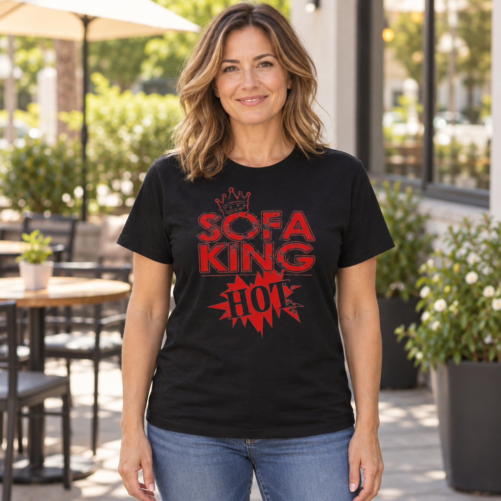 Funny Pun — Black T-Shirt — lifestyle hero