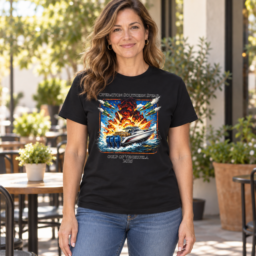 Gulf of Venezuela — Black T-Shirt — lifestyle hero
