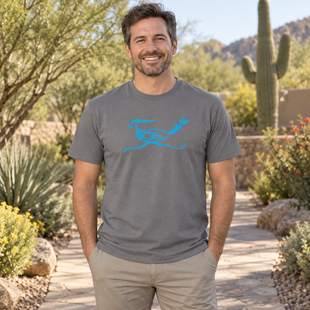 Roadrunner Bird — Charcoal T-Shirt — lifestyle alt