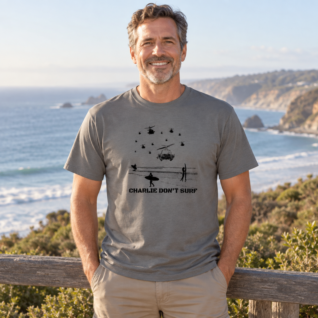 Charlie Don't Surf — Charcoal T-Shirt — lifestyle alt