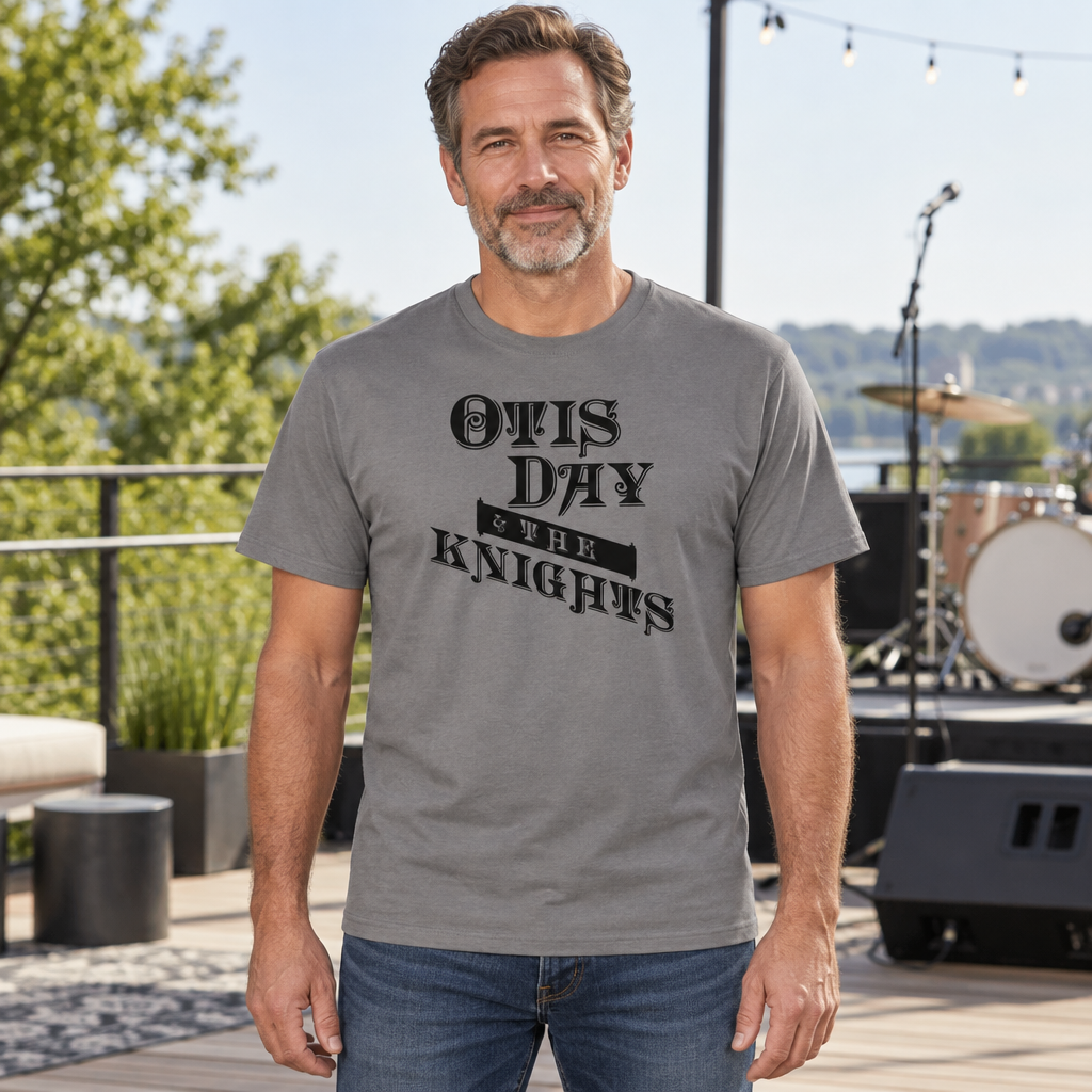 Otis Day and the Knights — Charcoal T-Shirt — lifestyle hero