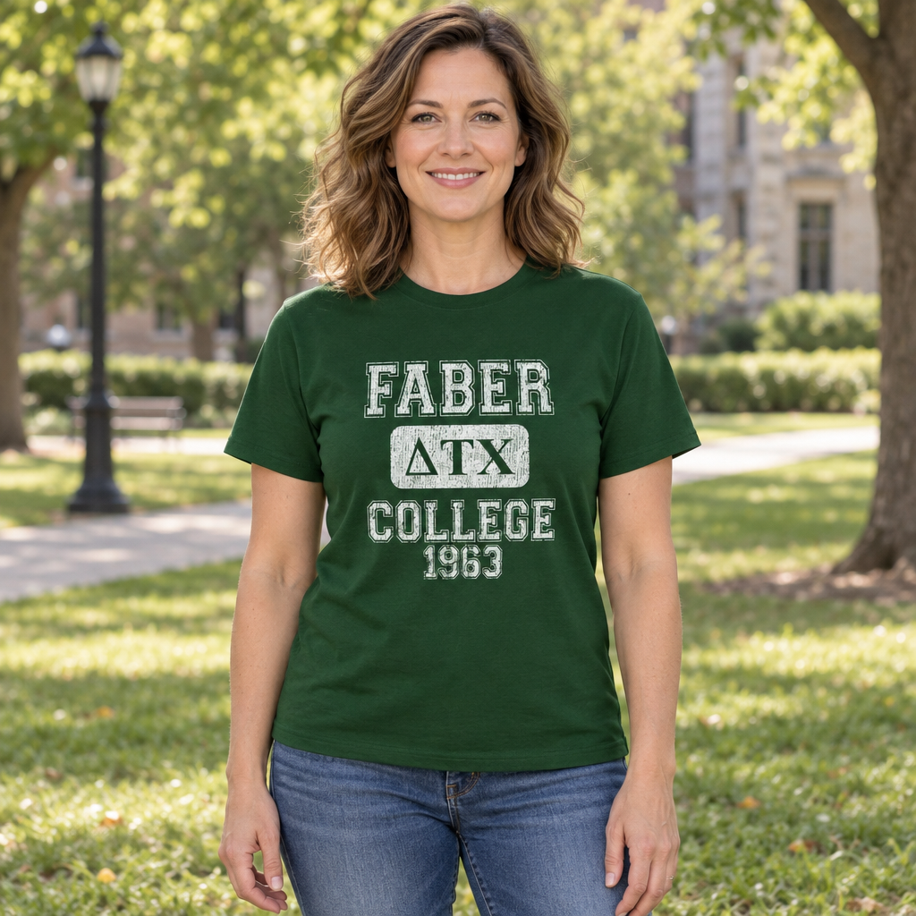 Faber College 1963 — Forest Green T-Shirt — lifestyle hero