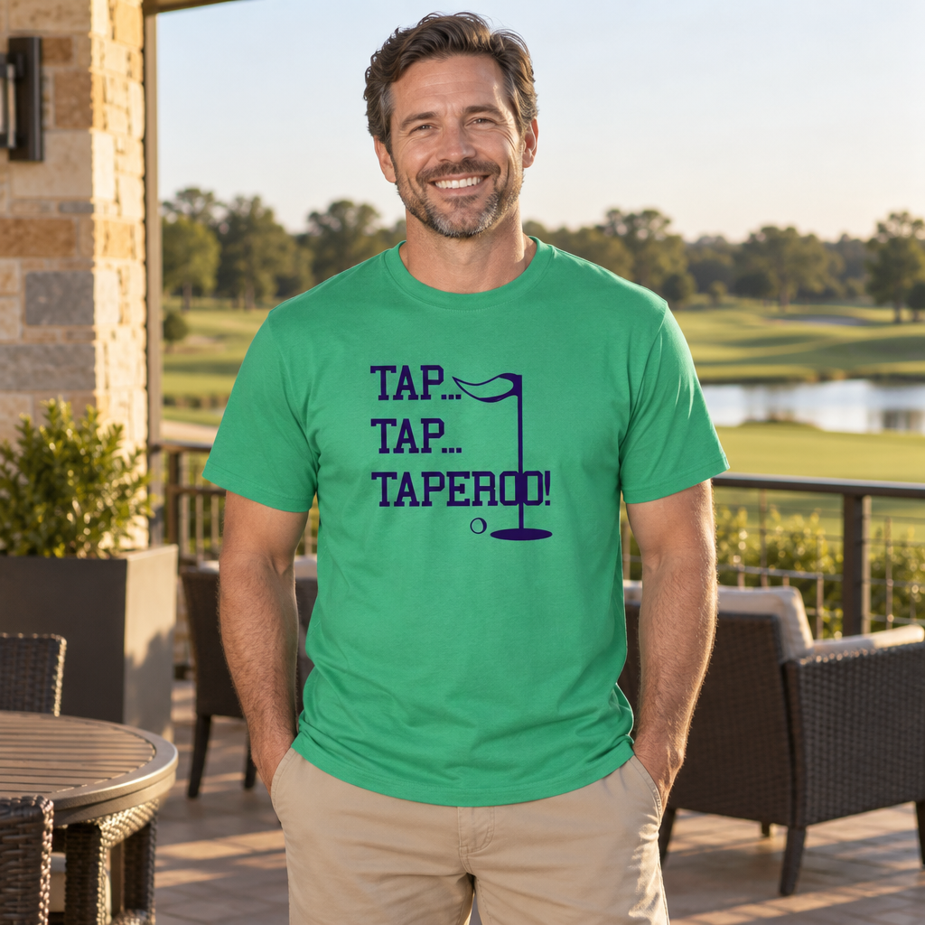 Tap Tap Taperoo — Green T-Shirt — lifestyle alt