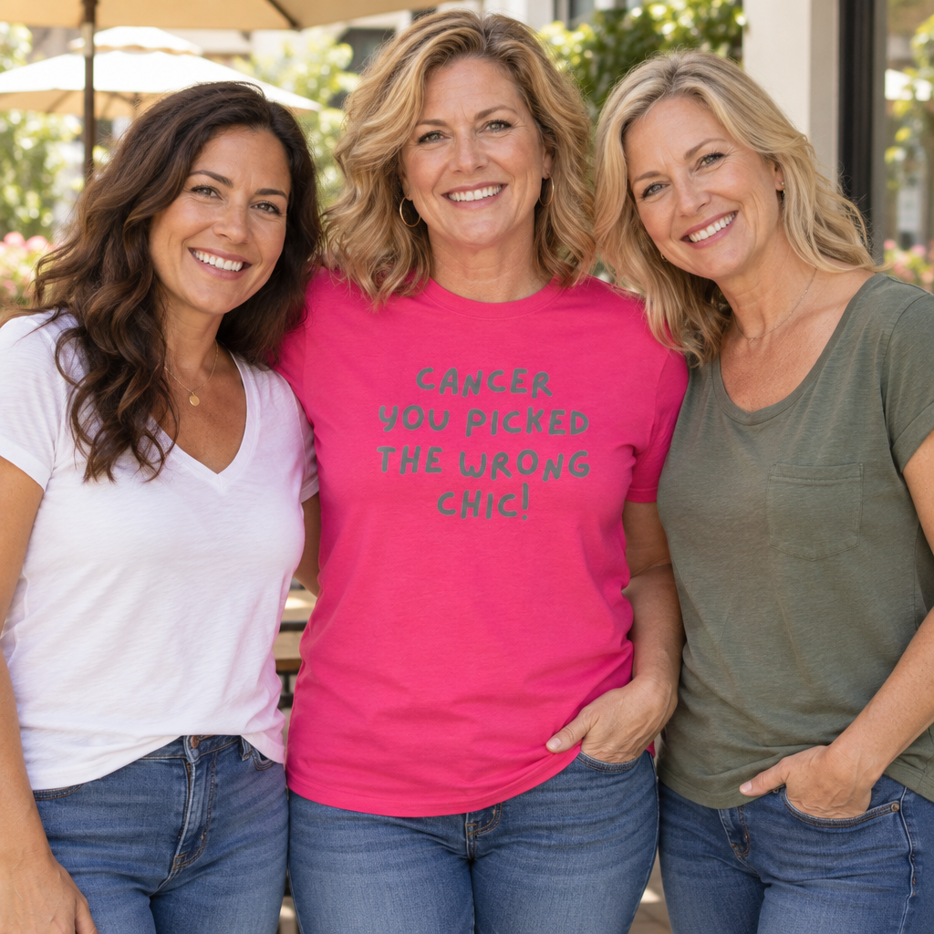 Cancer Awareness — Heliconia T-Shirt — lifestyle group