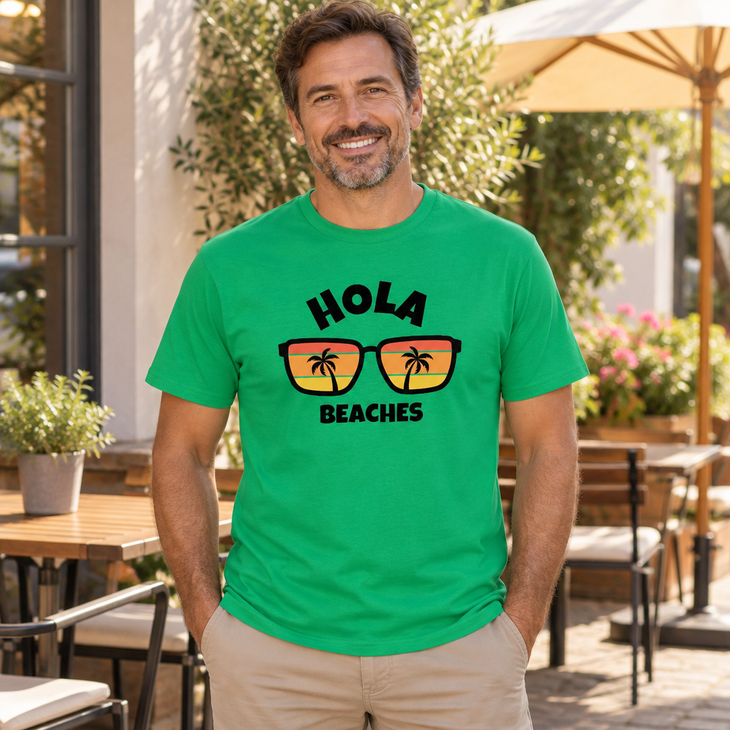 Hola Beaches — Irish T-Shirt — lifestyle alt