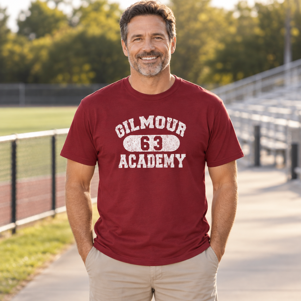 Gilmour Academy 63 — Maroon T-Shirt — lifestyle alt