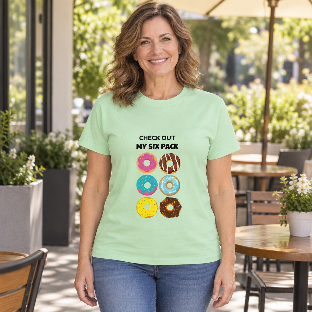 Funny Workout — Mint Green T-Shirt — lifestyle hero