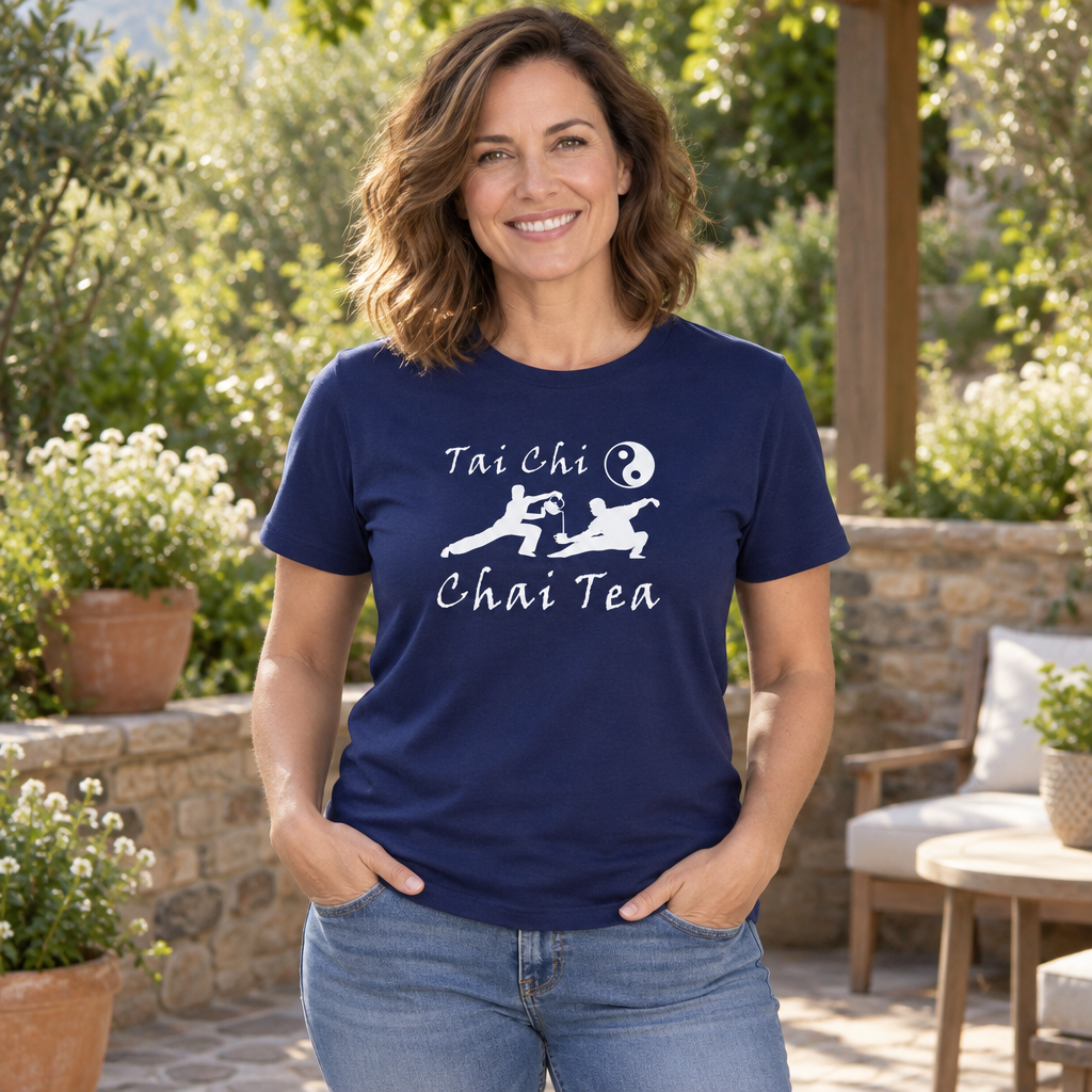 Tai Chi Chai Tea — Navy T-Shirt — lifestyle alt