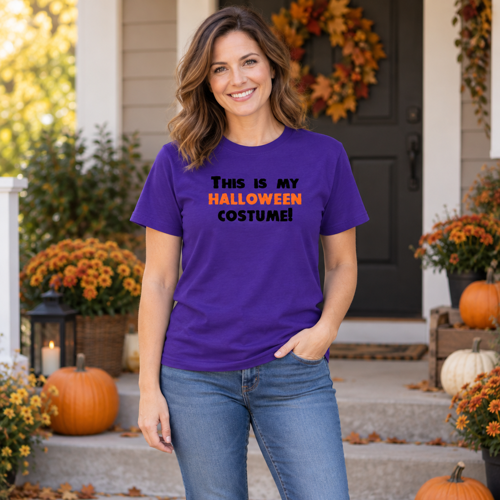 This Is My Halloween Costume — Purple T-Shirt — lifestyle hero