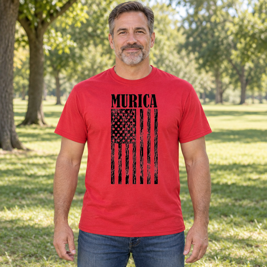 Murica — Red T-Shirt — lifestyle hero