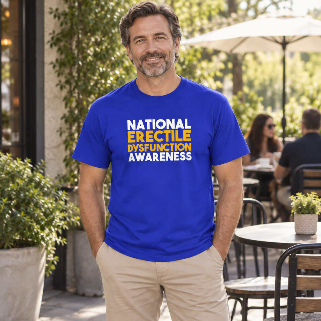 National Erectile Dysfunction Awareness — Royal Blue T-Shirt — lifestyle alt