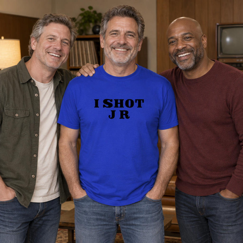 I Shot JR — Royal Blue T-Shirt — lifestyle group