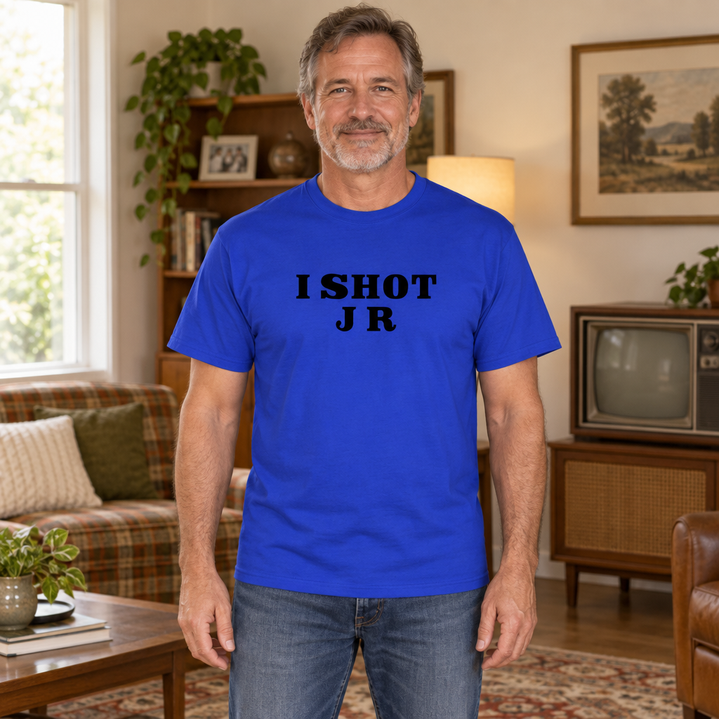 I Shot JR — Royal Blue T-Shirt — lifestyle hero