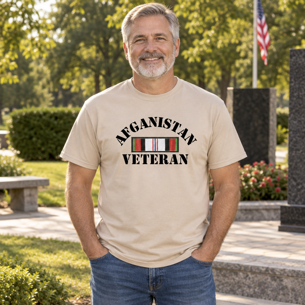Afghanistan Veteran — Sand T-Shirt — lifestyle alt