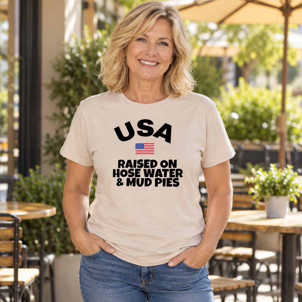 4th of July — Sand T-Shirt — lifestyle alt