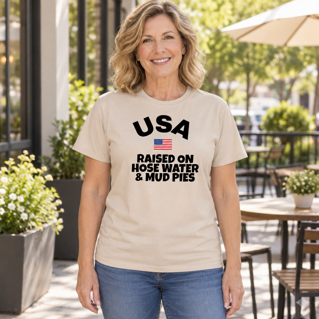 4th of July — Sand T-Shirt — lifestyle hero