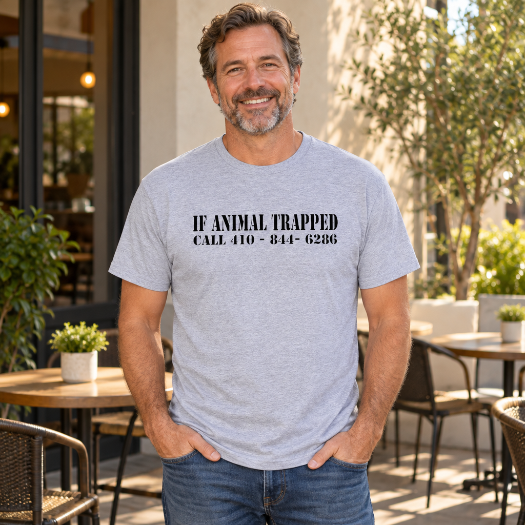 If Animal Trapped Call — Sport Gray T-Shirt — lifestyle alt