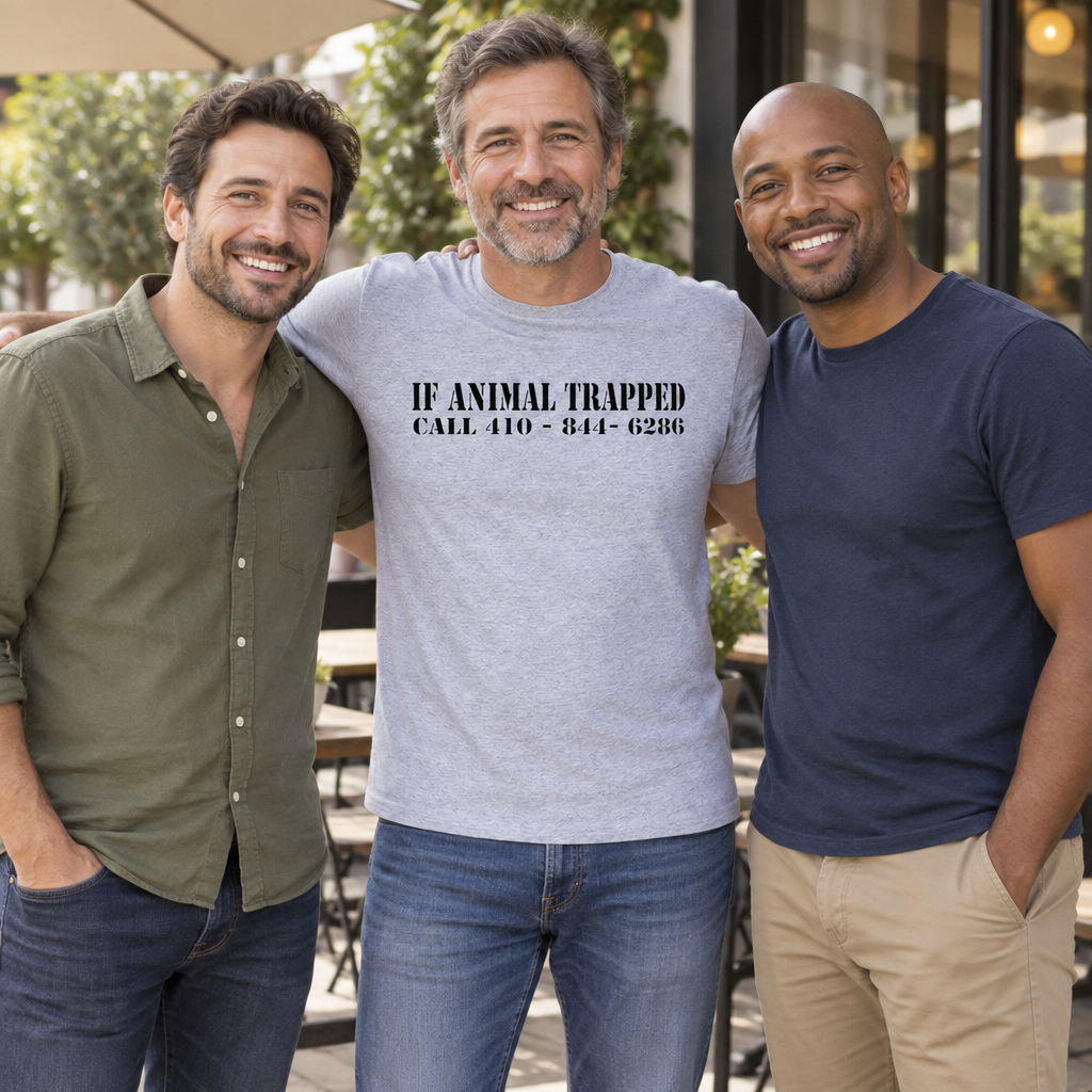 If Animal Trapped Call — Sport Gray T-Shirt — lifestyle group