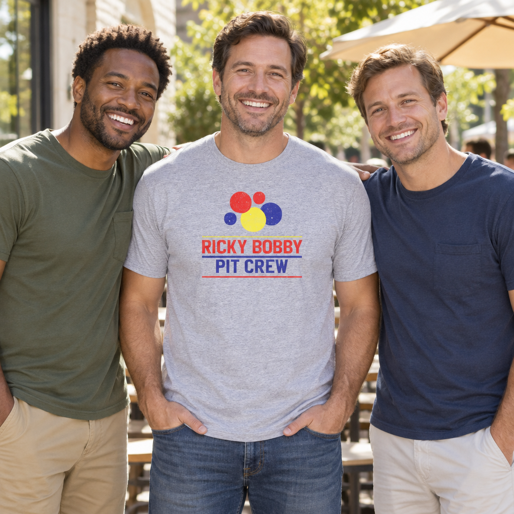 Pit Crew — Sport Gray T-Shirt — lifestyle group