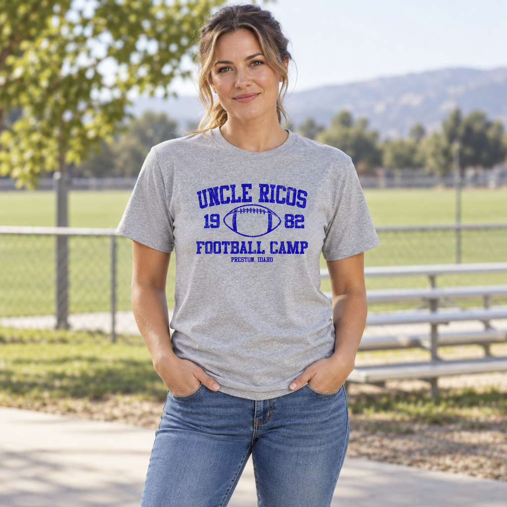 Uncle Rico's Football Camp — Sport Gray T-Shirt — lifestyle hero