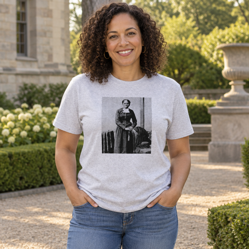 Harriet Tubman Portrait — Sport Gray T-Shirt — lifestyle alt