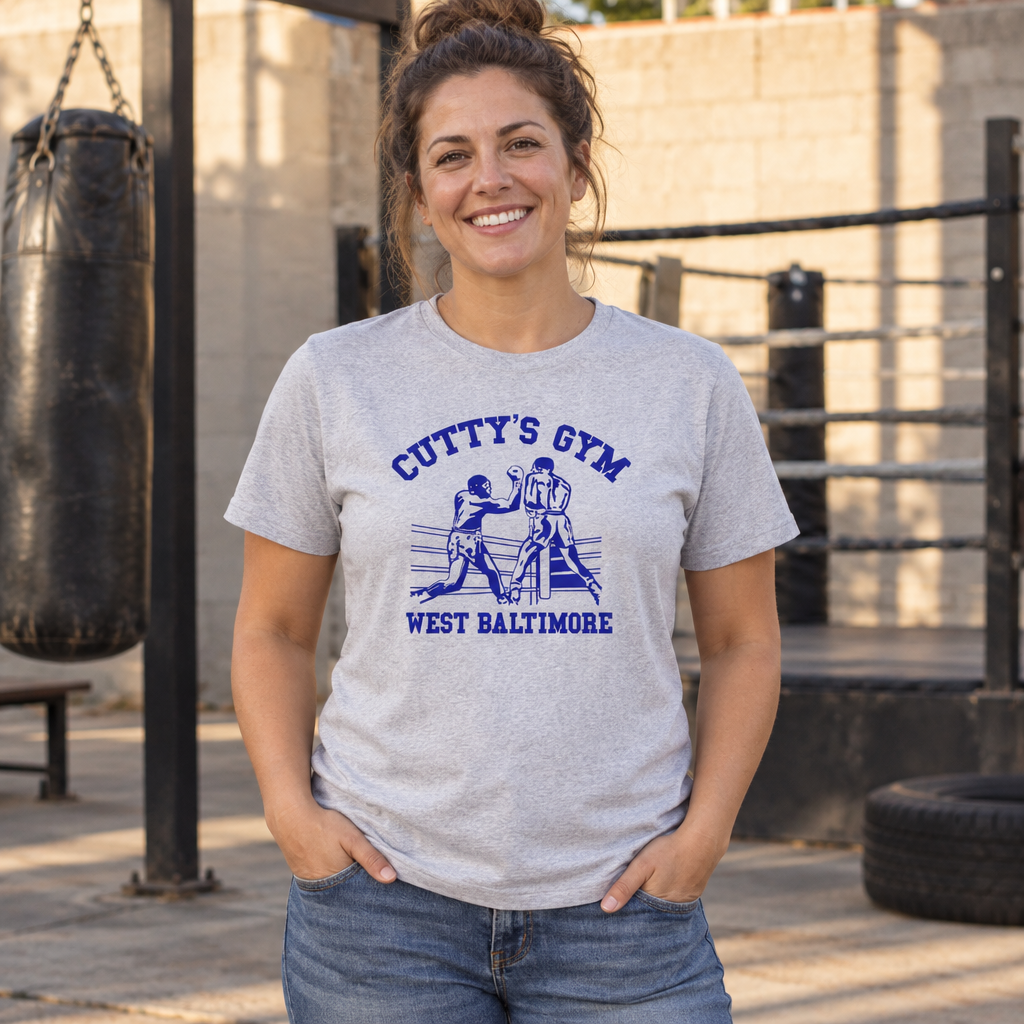 Cutty's Gym West Baltimore — Sport Gray T-Shirt — lifestyle alt