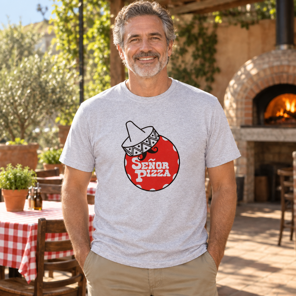Senor Pizza — Sport Gray T-Shirt — lifestyle alt