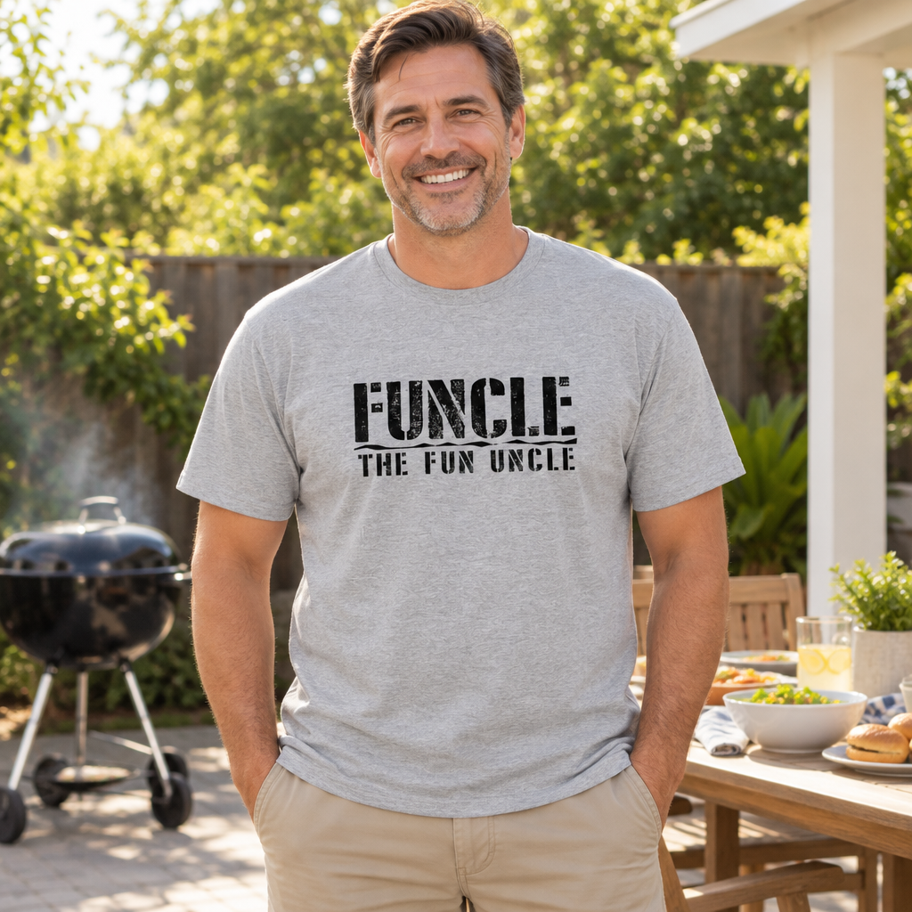 Funcle The Fun Uncle — Sport Gray T-Shirt — lifestyle alt