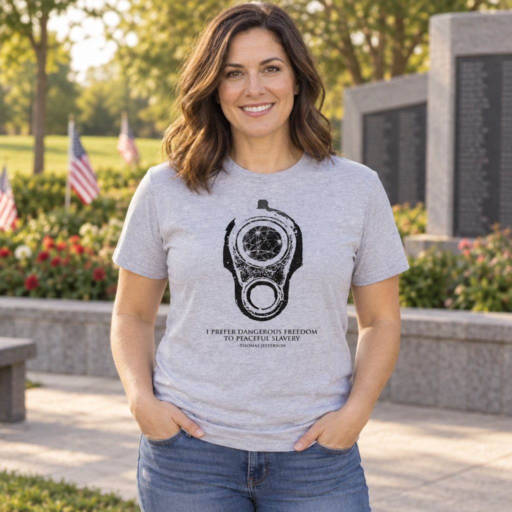 Dangerous Freedom — Sport Gray T-Shirt — lifestyle alt