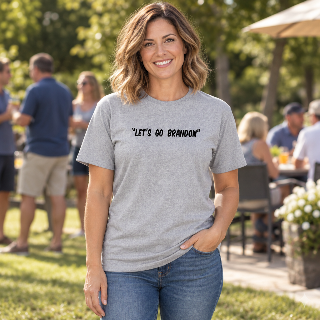 Let's Go Brandon — Sport Gray T-Shirt — lifestyle alt