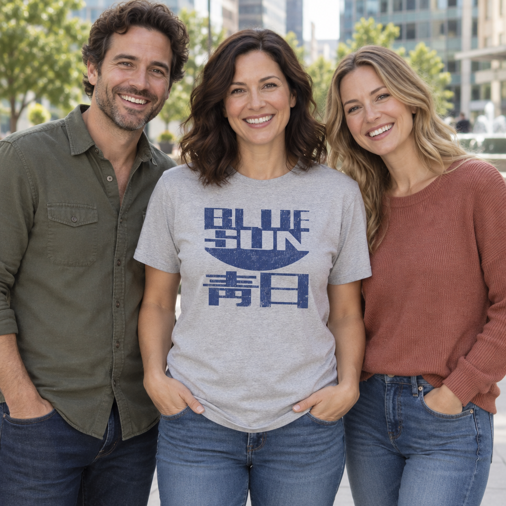 Blue Sun — Sport Gray T-Shirt — lifestyle group