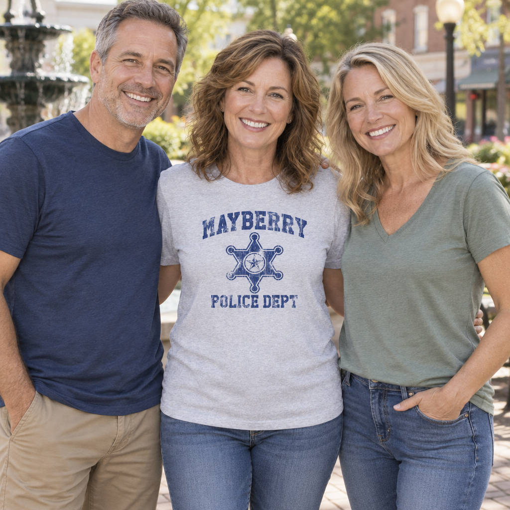 Mayberry Police Department — Sport Gray T-Shirt — lifestyle group