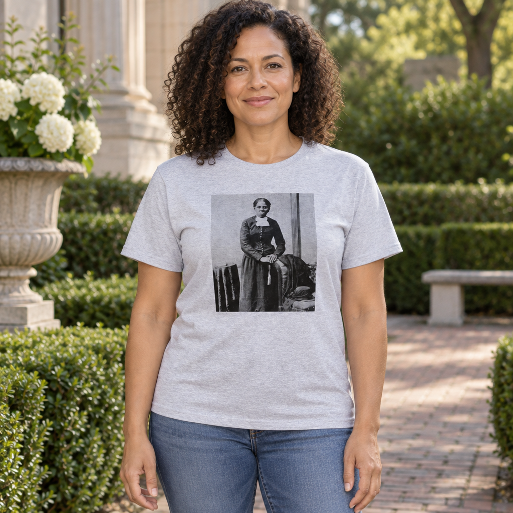 Harriet Tubman Portrait — Sport Gray T-Shirt — lifestyle hero